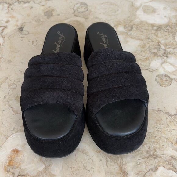 Free People Almost Paradise Chunky Platform Leather Sandals - Picture 4 of 14